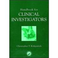 Handbook for Clinical Investigators Handbook for Clinical Investigators