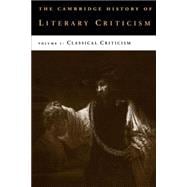 The Cambridge History of Literary Criticism