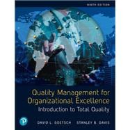 Quality retailer Management for Organizational Excellence: Introduction to Total Quality