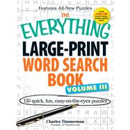 Large-Print Word Search Book Volume 3 (The Everything)