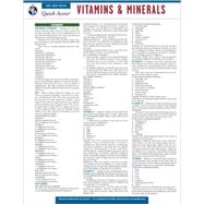 Vitamins  Minerals