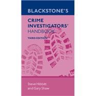 Blackstones Crime Investigators Handbook Blackstones Crime Investigators Handbook