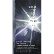 KJV Share Jesus Without Fear, New Testament, Bonded Leather, Black