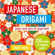 Japanese Origami - Paper pack plus 64-page book by Mari Ono