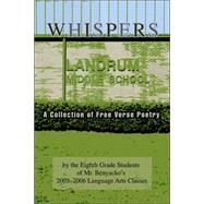 Whispers: A Collection of Free Verse Poetry