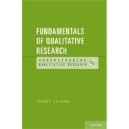 Fundamentals of Qualitative Research