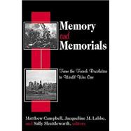 Memory and Memorials: From the French Revolution to World War One