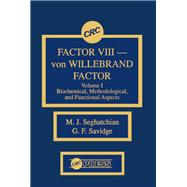 Factor VIII  von WIllebrand Factor Volume I