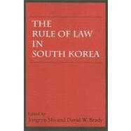 The Rule of Law in South Korea
