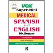Vox Medical Spanish and English Dictionary