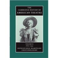 The Cambridge History of American Theatre