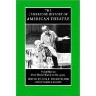 The Cambridge History of American Theatre